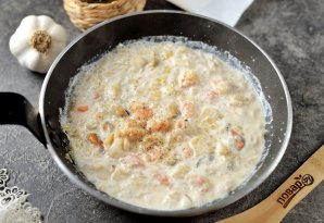 Кокиль из морепродуктов Кокиль из морепродуктов