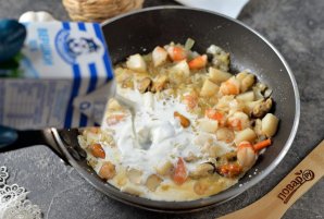 Кокиль из морепродуктов Кокиль из морепродуктов