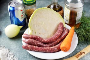 Колбаски в пиве в стиле "Октоберфест"