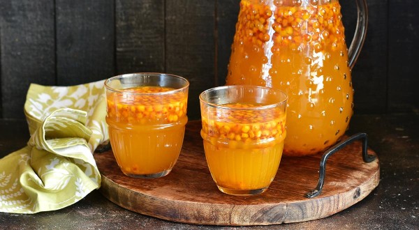 Компот из облепихи на зиму, пошаговый рецепт с фото