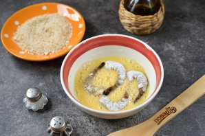 Креветки в панировке на сковороде Креветки в панировке на сковороде