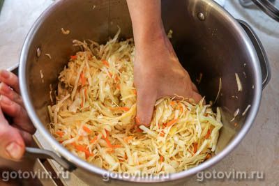 Квашеная капуста с куркумой