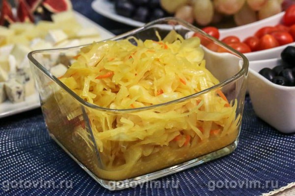Квашеная капуста с куркумой