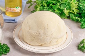 Открытые пельмени из заварного теста на сковороде