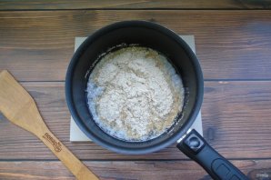 Овсяное постное печенье с орехами