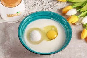 Панкейки с голубикой