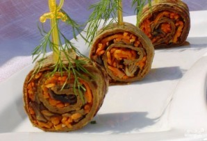 Печеночные рулетики Печеночные рулетики