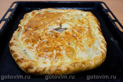 Пирог чуду с мясом и картофелем Пирог чуду с мясом и картофелем