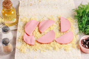 Пирог из лаваша "А-ля пицца"