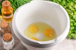 Пирог с кинзой