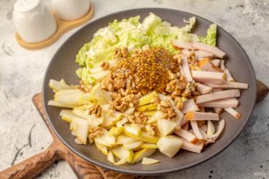 Праздничный салат "Красотка" без майонеза Праздничный салат "Красотка" без майонеза