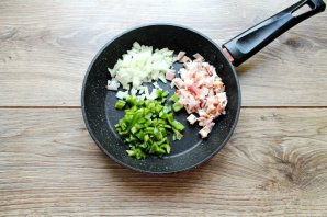 Свинина под теплой "шапочкой" запеченная с овощами