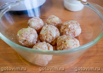 Тефтели, запечённые в сливках Тефтели, запечённые в сливках