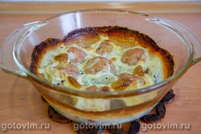 Тефтели, запечённые в сливках Тефтели, запечённые в сливках