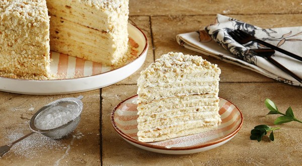 Торт Наполеон на сковороде, пошаговый рецепт с фото