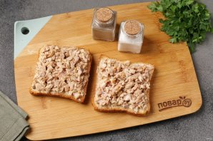 Тосты с курицей