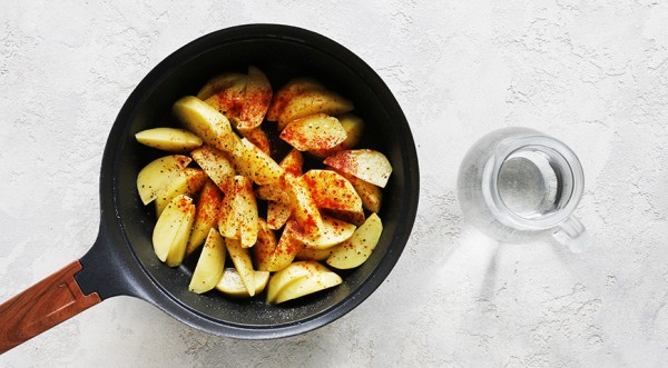 Тушеная картошка с куриной печенью, пошаговый рецепт с фото