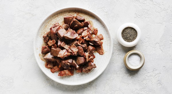 Тушеная картошка с куриной печенью, пошаговый рецепт с фото