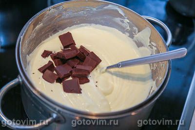 Творожный десерт с шоколадом Творожный десерт с шоколадом