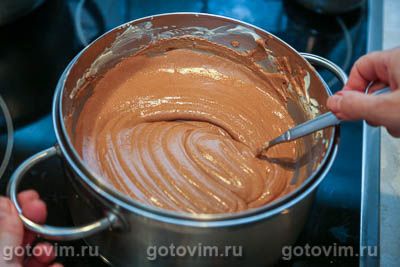 Творожный десерт с шоколадом Творожный десерт с шоколадом