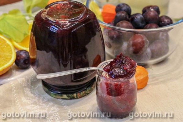 Варенье из сливы с апельсином
