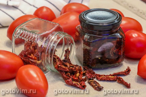 Вяленые помидоры в масле (на зиму) Вяленые помидоры в масле (на зиму)
