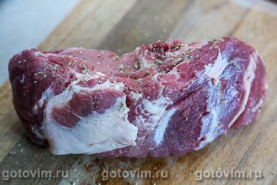 Запеченная свинина с соусом из яблок с горчицей и медом Запеченная свинина с соусом из яблок с горчицей и медом