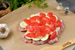 Запечённое мясо с овощами в пергаменте Запечённое мясо с овощами в пергаменте