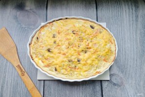 Запеканка с капустой и фаршем Запеканка с капустой и фаршем