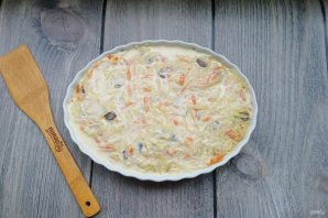 Запеканка с капустой и фаршем Запеканка с капустой и фаршем