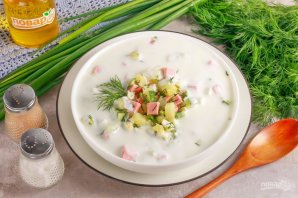 Белая окрошка