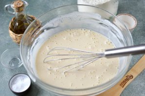 Блины на простокваше тонкие с дырочками