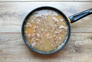 Булгур с мясным фаршем и вермишелью