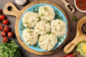 Хинкали с курицей Хинкали с курицей