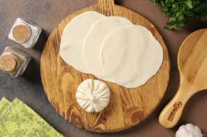 Хинкали с курицей Хинкали с курицей