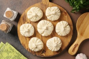 Хинкали с курицей Хинкали с курицей