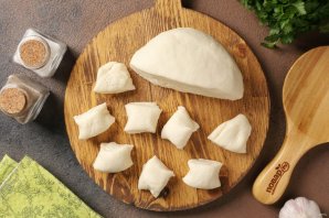 Хинкали с курицей Хинкали с курицей