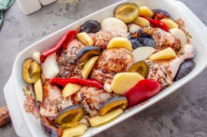 Кадера из куриных бедрышек Кадера из куриных бедрышек