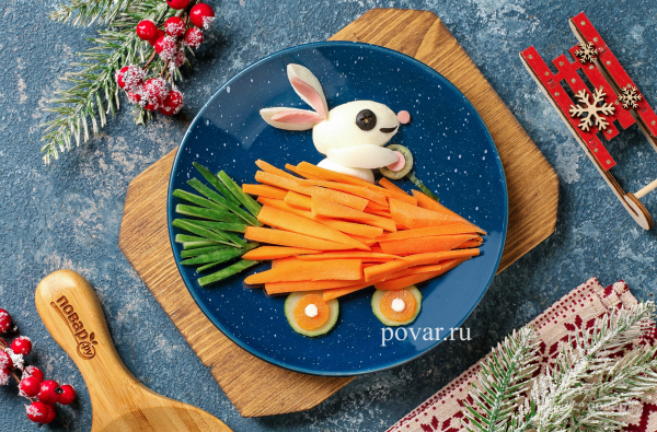 Как украсить новогодний стол своими руками на год Кролика 2023 Как украсить новогодний стол своими руками на год Кролика 2023