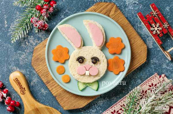 Как украсить новогодний стол своими руками на год Кролика 2023 Как украсить новогодний стол своими руками на год Кролика 2023