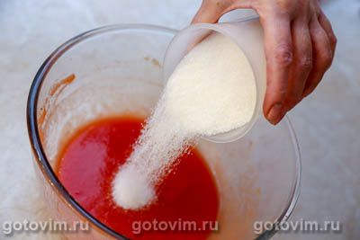 Калина, протертая с сахаром Калина, протертая с сахаром