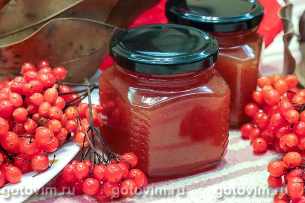 Калина, протертая с сахаром Калина, протертая с сахаром