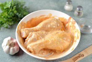 Курица в сметане с аджикой Курица в сметане с аджикой
