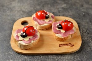 Маленькие бутерброды для детей Маленькие бутерброды для детей