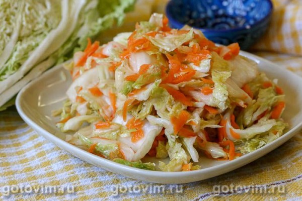 Маринованная пекинская капуста Маринованная пекинская капуста
