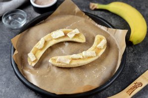 Многозерновая каша с запеченным бананом