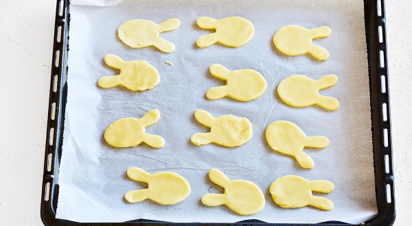 Новогоднее печенье Кролики, пошаговый рецепт с фото Новогоднее печенье Кролики, пошаговый рецепт с фото