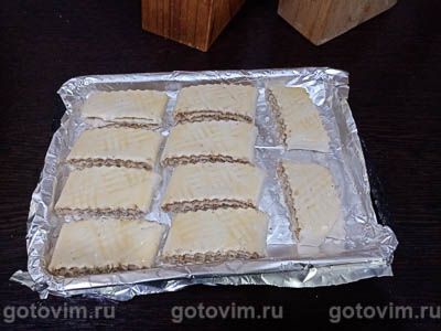 Печенье из слоеного теста с ореховой начинкой Печенье из слоеного теста с ореховой начинкой