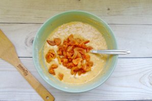 Пирог с тыквой и курагой