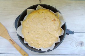 Пирог с тыквой и курагой